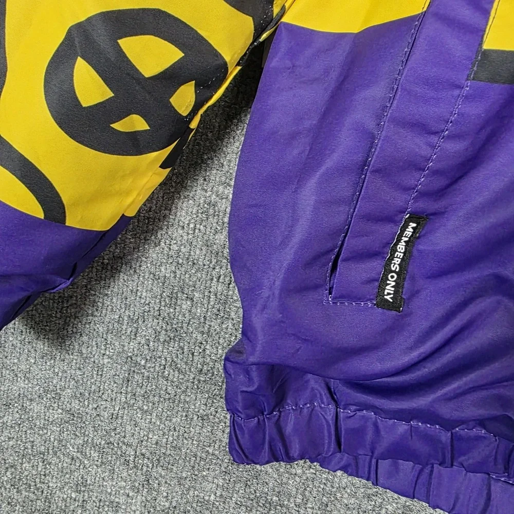 Members Only x Keith Haring Jacket Small Crowd Surfing Art Windbreaker 1/4 Zip - Picture 3 of 10